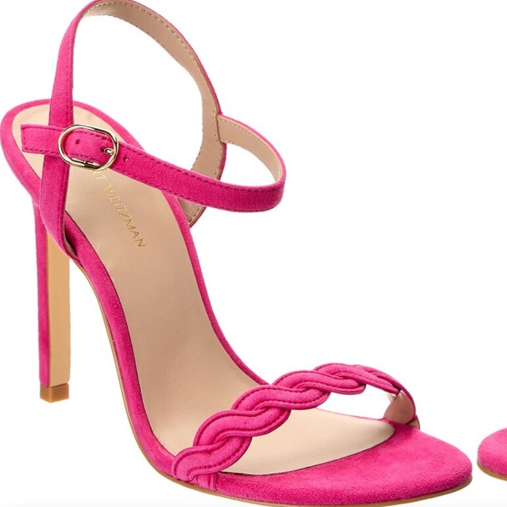 🌹STUART WEITZMAN 🌹 Dancer Twistie 100 Suede Sandal Size: 8
